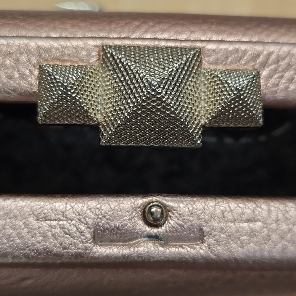 {Rebecca Minkoff} Rose Gold Clutch or Crossbody Bag - Picture 9 of 17
